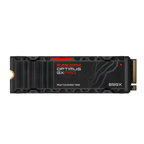 SanDisk Optimus GX PRO 850X 1TB chladič / Interní SSD / M.2 2280 / PCIe Gen4 x4 / TLC 3D NAND / R:7300MBps / W:6300MBps