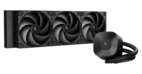 DEEPCOOL LE360 V2 ZERO DARK černá / AIO vodní chladič CPU / 3x 120 mm / ARGB / AMD + Intel