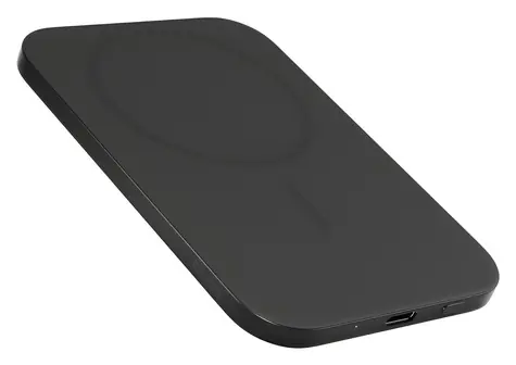 Epico UltraPack EM31b Slim stříbrná / Bezdrátová powerbanka / 3000 mAh / MagSafe / Qi2 / USB-C 10W