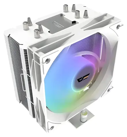 darkFlash S31 ARGB bílá / Chladič CPU / 120 mm / Hydro Bearing / 800-1800 RPM / 30,67 dB / Intel + AMD