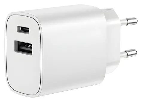 Solight USB-C fast charger 20W bílá / Síťová nabíječka / USB-C / 20W / PD 3.0, QC 3.0, PPS