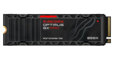 SanDisk Optimus GX PRO 850X 8TB s chladičem / SSD / M.2 / NVMe