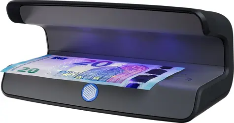 Safescan 55 černý / Detektor padělků / UV LED / USB-C / automatické vypínání