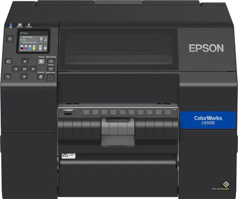 Epson ColorWorks C6500Pe / Tiskárna štítků / InkJet / 1200x1200 DPI / 85 mm/s / USB & LAN / peeler