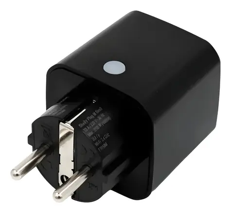 Shelly Plug M Gen3 černá / Chytrá zásuvka / měření spotřeby / Wi-Fi / Bluetooth / Matter