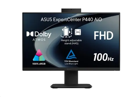 ASUS ExpertCenter P440VAK černá / All-in-one počítač / 23.8