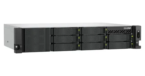 QNAP TS-h1073BXeU-8G / NAS / AMD Ryzen V1780B / 8GB DDR4 RAM / 8x SATA + 2x E1.S / 2x 2,5GbE / 2x 10GbE / 1x zdroj