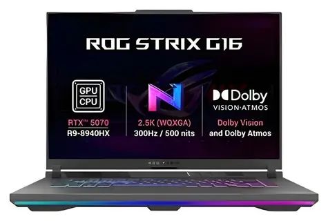 ASUS ROG Strix G16 šedá / Herní notebook / 16