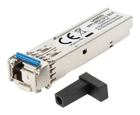 Lanberg SFP BiDi modul A / Transceiver / 1 Gb/s / 1310/1550 nm / LC/UPC / SM 20 km