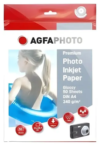 AgfaPhoto Premium Silver Glossy 240g A4 50ks / Fotopapír / lesklý
