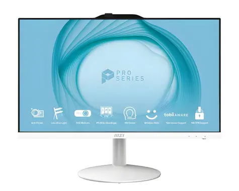 MSI PRO AP242P 14M-1206EU bílá / All-in-one počítač / 23,8