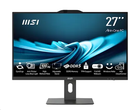MSI PRO AP272P 14M-1085XEU černá / All-in-one počítač / 27