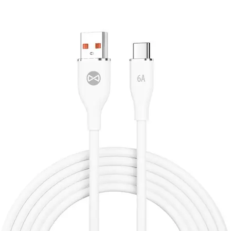 Forever datový kabel USB-USB-C bílý / 1m / 66w