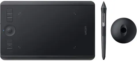 Wacom Intuos Pro S / grafický tablet / 5080 LPI / 8192 úrovní přítlaku / 157 x 98 mm / USB a Bluetooth