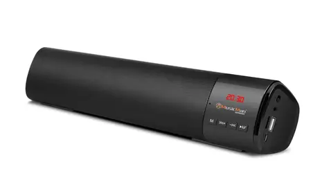 Technaxx MusicMan Mini Soundbar BT-X54 / Bluetooth reproduktor / 2x 5W / BT 5.1 / FM / USB / MicroSD / AUX-IN / černá