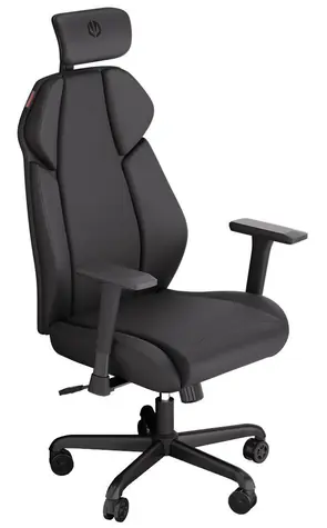 Endorfy Meta černá / Herní židle / textil / nastavitelná / opěrky / pojezdová kolečka / nosnost 120 kg