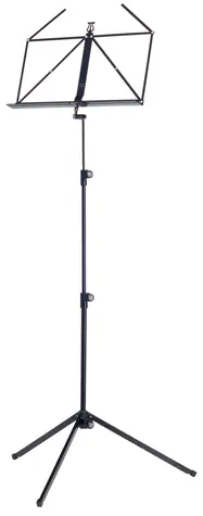 K&M 100/1 stojan na noty černá / výška od 625 do 1240 mm