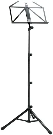 K&M 10810 stojan na noty černá / výška od 720 do 1520 mm