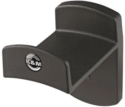 K&M 16312 Držák na zeď pro sluchátka černá