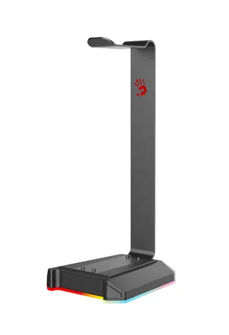 A4tech BLOODY GS2L černá / stojánek na sluchátka / RGB / USB-C / 27.5 cm