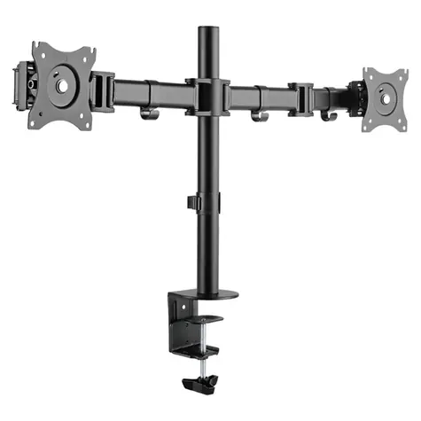 ULTRADESK Skeleton Double černá / Držák pro 2 monitory / až 16kg / 17