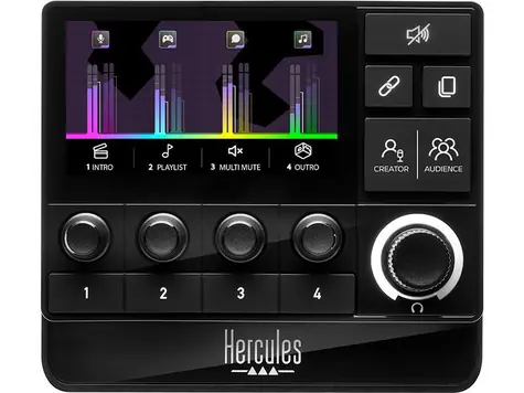 Hercules DJ STREAM 200 XLR / multimediální ovladač