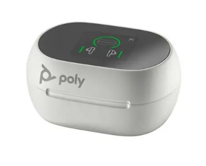 Poly Voyager Free 60+ UC Charge Case bílá / Nabíjecí pouzdro pro sluchátka / Pro Poly Voyager Free 60+ UC