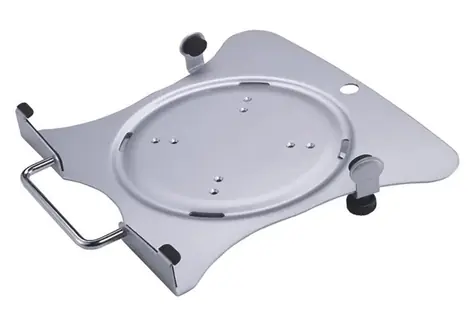 Neomounts notebook V100 Stříbrná / držák na notebook / 8 kg / VESA 75x75 - 100x100 mm / Ocelová konstrukce