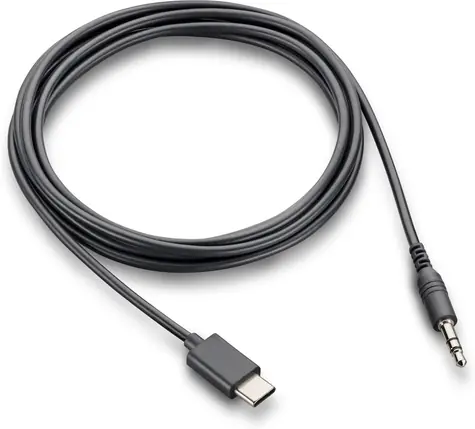 Poly 9C6M4AA Adaptér USB-C/jack sluchátek / 24 pin USB-C s piny (samec) na mini-phone stereo 3.5 mm s piny (samec)