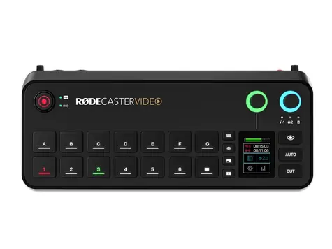 RodeCaster Video / video switcher / audio mix / streamovací stanice / záznamové studio