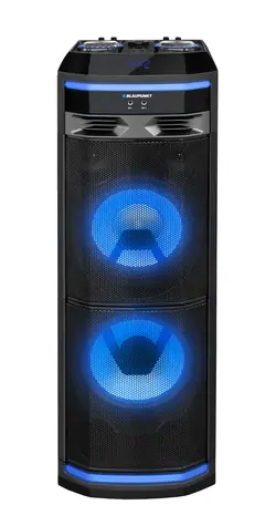 BLAUPUNKT PS11DB černá / přenosný párty reproduktor / 1200W / Bluetooth / karaoke / FM / výdrž až 23 hod