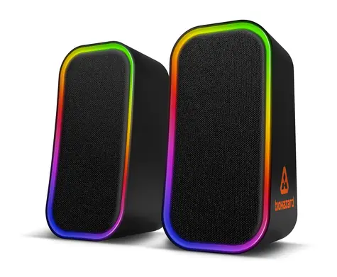 CONNECT IT BIOHAZARD černá / PC reproduktory / 2x 5W / AUX + Bluetooth / RGB podsvícení