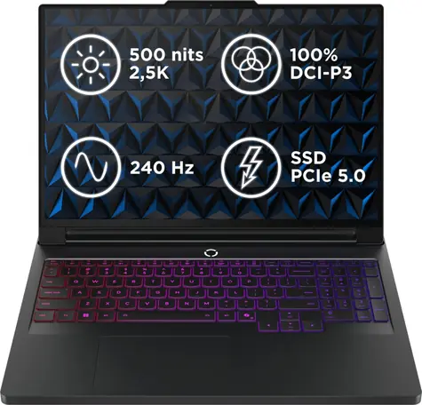Lenovo Legion Pro 7 16IAX10H černá / 16