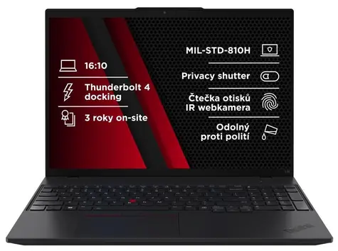 Lenovo ThinkPad L16 G2 černá / 16