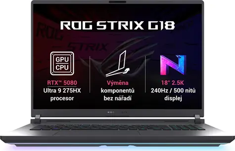 ASUS ROG Strix G18 černá / 18