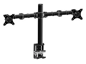 IIYAMA DS1002C-B1 držák na 2 monitory / VESA 75 a 100 / pivot / černá