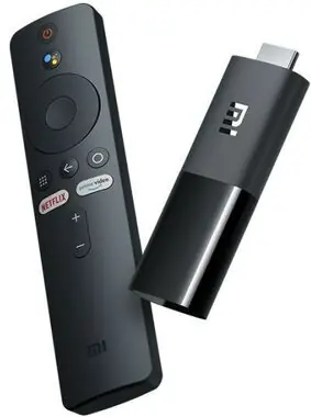 Rozbaleno - Xiaomi Mi TV Stick černá / zařízení pro TV / HDMI / Android TV 9.0 / rozbaleno