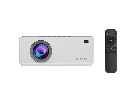 Blitzwolf BW-V8 bílá / Projektor / LED / 1920 x 1080 / HDMI / USB / VGA / Android 11.0 