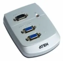 ATEN VS-82 / VGA Splitter / 2-portový (1 PC - 2 monitory) / 250MHz / doprodej