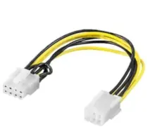 Kabel redukce - napájení PCIe (6pin) na PCIe (8pin) AKASA AK-CB052