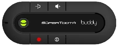 Bezdrátová sada Supertooth BUDDY / na stínítko / MultiPoint / AutoConnect / Autopairing / černé