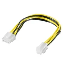 PremiumCord Redukce napájení P4 / 4pin zdroj / 8pin deska