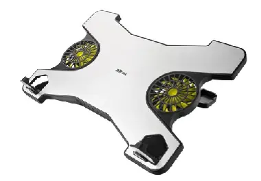 TRUST Notebook Cooling Stand Xstream / chladicí podložka / stříbrná