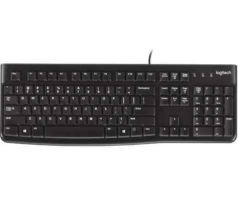 Logitech klávesnice K120 For Business CZ-SK / USB / Drátová / Černá