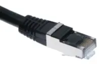 UTP patchkabel cat. 6 - 1m černá