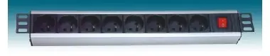 PremiumCord Panel napájecí 1U do 19
