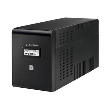 PowerWalker UPS Line-Interactive  / 1500 VA / 2x 230V EU / 2x IEC /  RJ11 / RJ45 /  USB / LCD