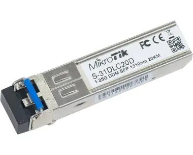 MikroTik S-31DLC20D / Optický transceiver / SM / 20km / 1.25G