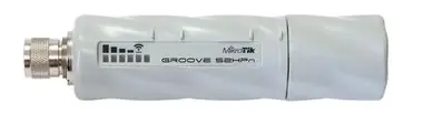 MikroTik RBGrooveA-52HPn / Venkovní jednotka / 2.4/5GHz / 802.11a/b/g/n / MIMO / TDMA / RouterOS Level4