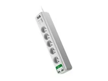 APC Essential SurgeArrest PM5U-FR / 5 zásuvek / USB ochrana pro mobilní telefony / 230V / bílý